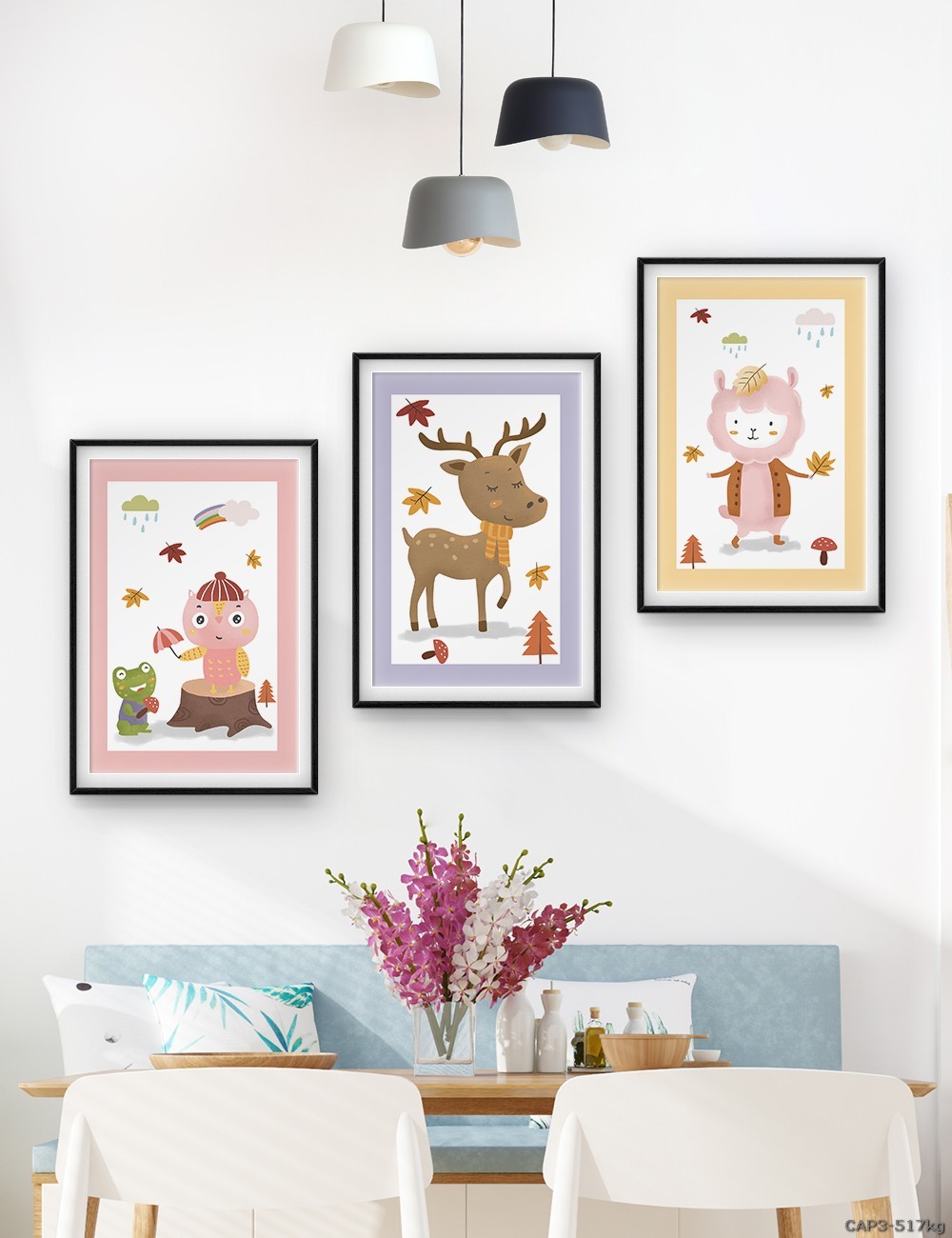 Động vật - tranh vẽ dễ thương CAP3-517kg